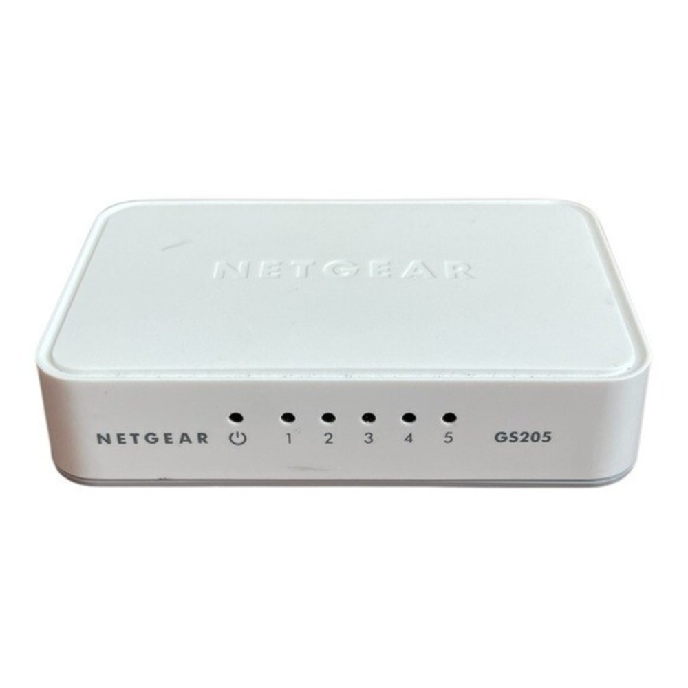 NETGEAR GS205 5-Port Gigabit Ethernet Switch Compact Desktop Splitter Used - Picture 3 of 5